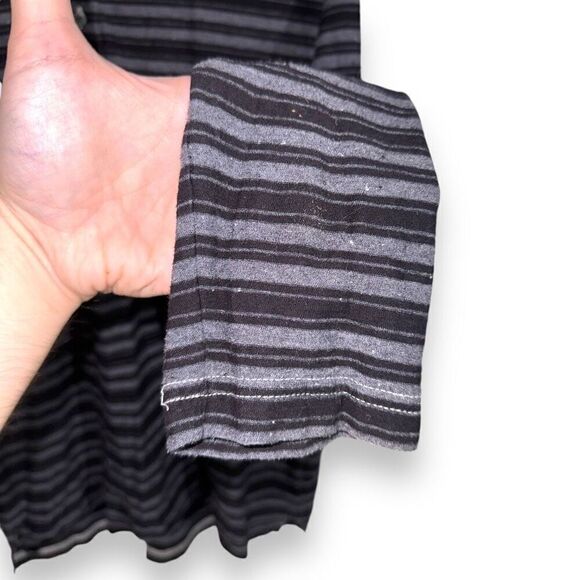 Billy Reid Black & White 3 Button Henley Shirt Size XL - Picture 6 of 8